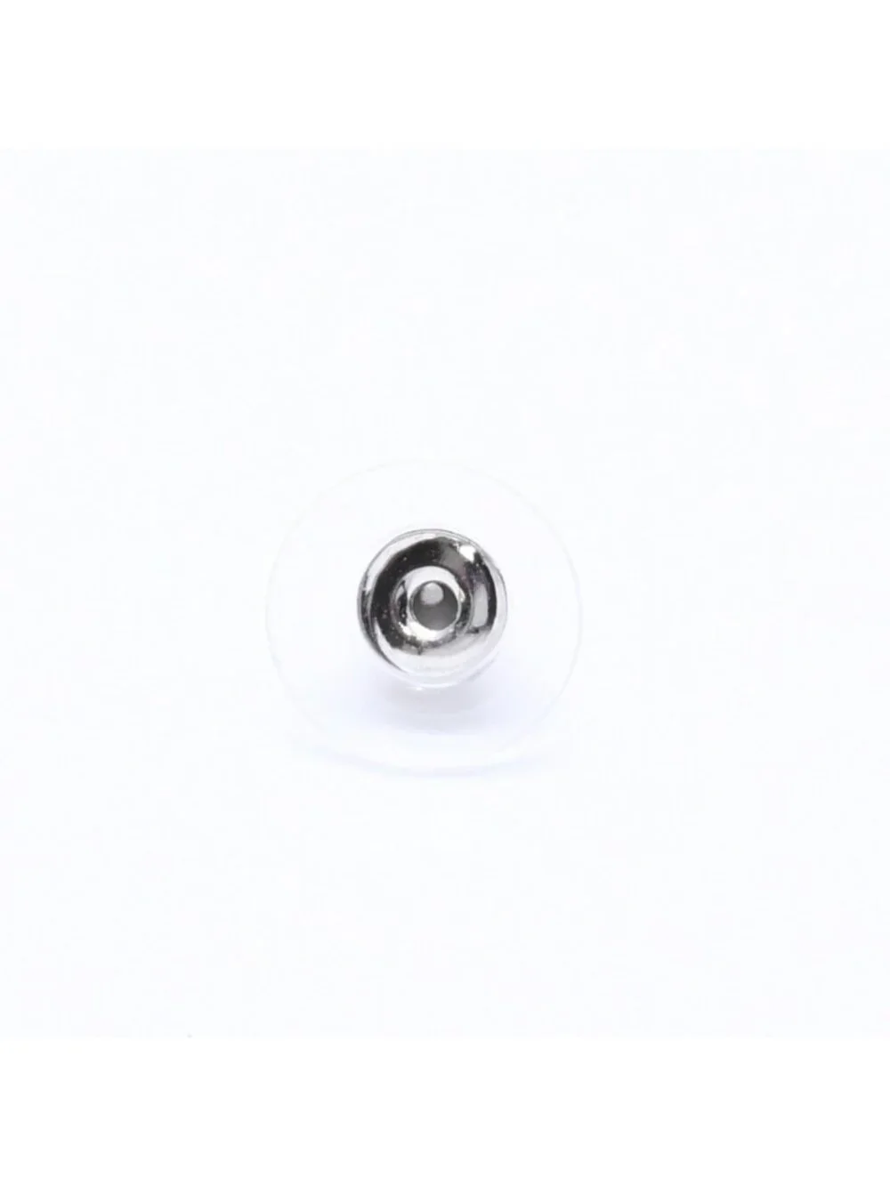 Chanel Single Earrings CC Logo Light Blue Mini 03